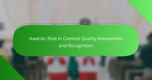 Récompenses : Rôle dans l’Évaluation et la Reconnaissance de la Qualité du Contenu